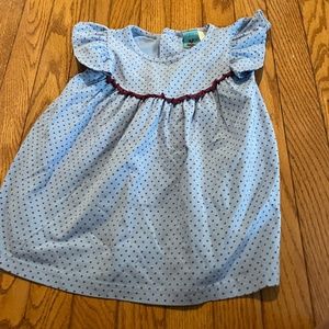 Blue and red polkadot size 18 months Matilda, Jane
